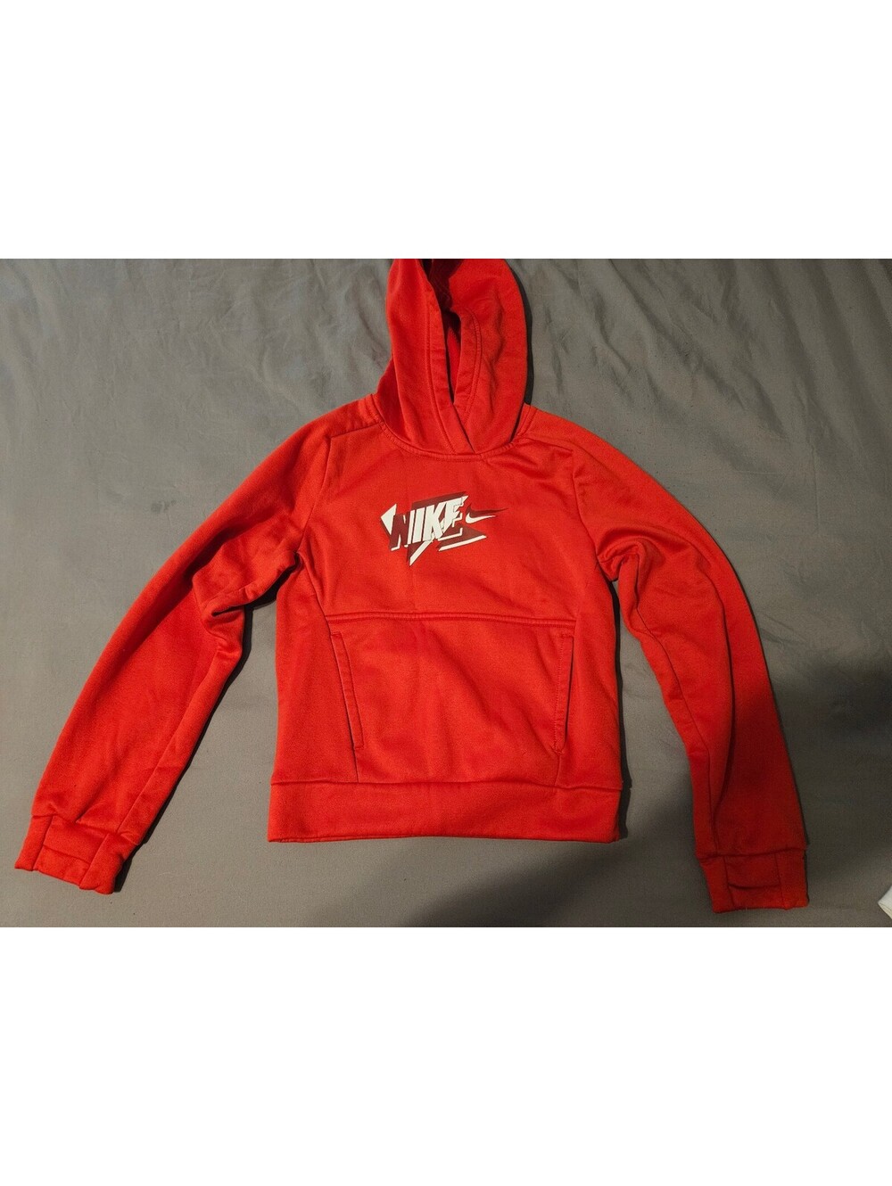 Nike Therma-Fit Red Hoodie Sweatshirt Medium